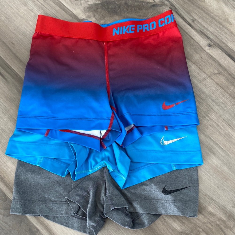 3 pairs of size SMALL Nike spandex